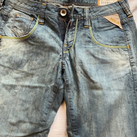 Original Replay Jeans factory distressed sz 28/34 NWT - Picture 3 of 7